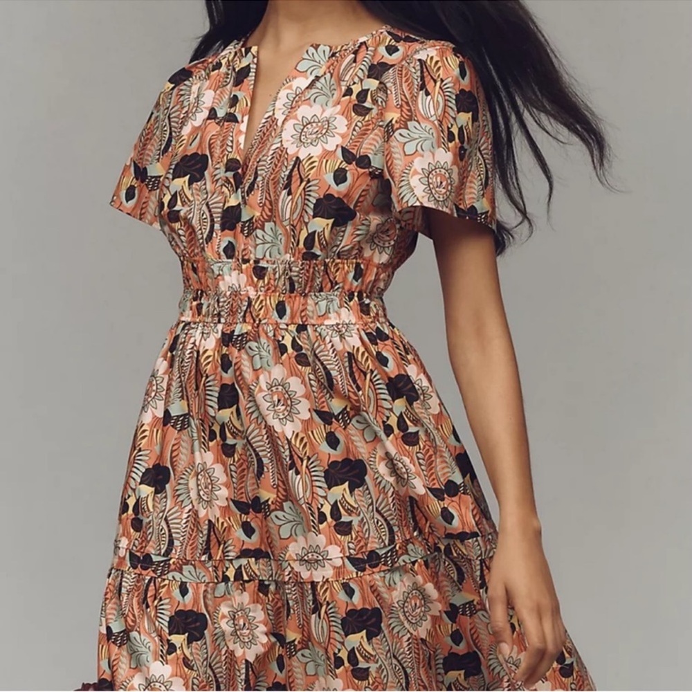 NWT Anthropologie The Somerset Maxi Dress Size 2X - Picture 6 of 7
